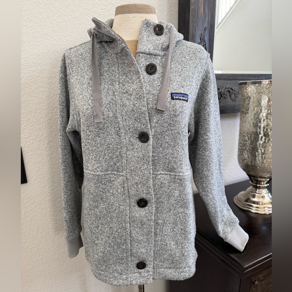 PATAGONIA Better Sweater Heathered Grey Jacket S - Picture 2 of 5